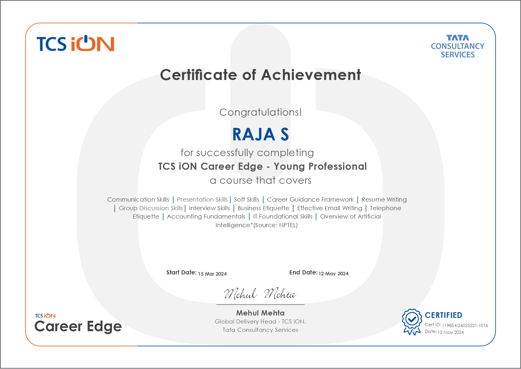 Certificate 4
